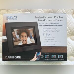 Simply Smart Home PhotoShare 8" Black Frame